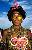 Portrait of a native man, Rabaul, Melanesia, Papua, New Guinea