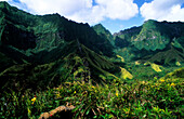 Mountain, Peaks, Fatu Hiva, Marquesas French Polynesia, South Pacific