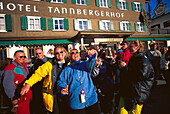 Apres ski at Tannberger Hof, Lech, Vorarlberg, Austria