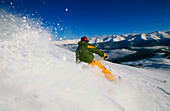 Snowbiking, Serfaus, Tyrol Austria