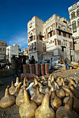Calabashmarket, Souk of Sana, Yemen