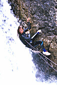 Canyoning, Ammergebirge Oberbayern, Deutschland