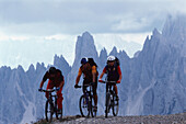 Mountainbike Tour, Drei Zinnen, Suedtirol Italien