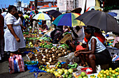 Castries market, Castries, St. Lucia Carribean, North America