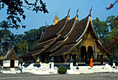 Wat Xieng Thong temple, Luang Prabang, Laos Indochina, Asia