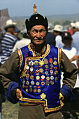 Warhero, Nadaam festival, Ulan Bator, Mongolia Asia