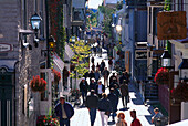 Rue du Petit-Champlain, Basse-Ville, Quebec City Quebec, Canada