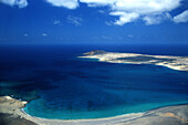 View from Mirador del Rio, Lanzarote, Canary Islands Spain