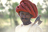 Farmer near Jaipur, Jaipur, Rajasthan India, asia