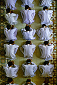 Cao Dai priests, Tay Ninh, Vietnam, Indochina, Asia