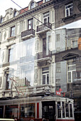 Tramway, street view, Istanbul, Turkey