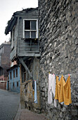 Clothesline, oldtown, Istanbul, Turkey