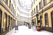 The old town of Leipzig in the winter, Leipzig, Saxony, Germany