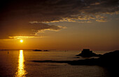 Sunset, St.Malo, Brittany, France, Europe