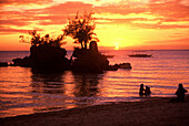Boracay beach sunset, Boracay Island, Philippines