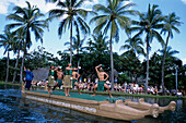 Polynesian Dance Performance, Polynesian Cultural Center, Laie, Oahu, Hawaii, USA