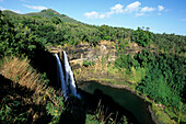 Wailua Falls, Near Wailua, Kauai, Hawaii, USA