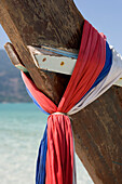 Ribbon on Longtail Boat, Ko Lipe, Tarutao Marine National Park, Thailand