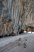 Kalkstein Felswand, James Bond Island, Phang-Nga Bay, Thailand