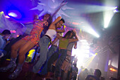 Dancers, Escape, Discotheque, Young women dancing in Escape, a discotheque at Rembrandtplein, Amsterdam, Holland, Netherlands