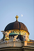 Roof decoration of Reichskanzlertrakt, Alte Hofburg, Vienna, Austria