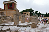 Minoian Palace, Knossos near Iraklion, Crete, Greece