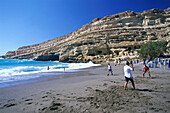 Beach, Matala, Crete, Greece