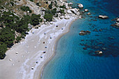 Strand von Agios Minas, Karpathos, Dodekanes, Griechenland