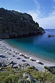 Strand, Bucht von Achata, Karpathos, Dodekanes, Griechenland