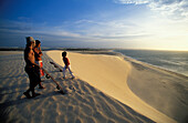 Sand Boarder, Dünen, Jericoacoara Strand, Ceara, Brasilien