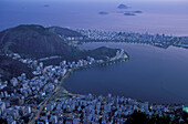 Lagoa Rodrigo de Freitas, Leblon, Rio de Janeiro, Brasilien