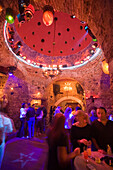 People amusing in the nightclub Hamam Club, Kos-Town, Kos, Greece