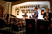 Peace Hotel,Old Jazz Band Peace Hotel, saxophone, drums, chinese musicians