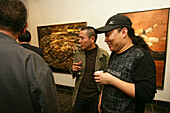 Vernissage Art Gallery,Paintings of painter Duan Zhengqu, Bilder, Ausstellungseröffnung