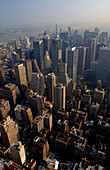 Viwe from Empire State Building over Manhatten, New York, USA