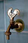 Water tap in shape of rooster, Germany