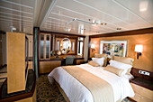 Bedroom of Ronin Suite,Freedom of the Seas Cruise Ship, Royal Caribbean International Cruise Line