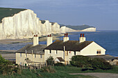 Seven Sisters, chalk cliff formation, Eastbourne, England
