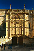 Facade of the university Patio de las,Escuelas,Salamanca,Castilla-Leon,Spain