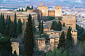 from Silla del Moro,Alhambra,Granada,Andalusia,Spain