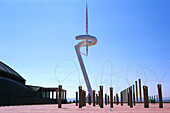 Telekommunikationsturm (Calatrava),Anell Olimpic,Barcelona,Katalonien,Spanien