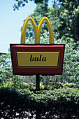 Fijian McDonald's Welcome Bula,Nadi, Viti Levu, Fiji