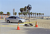 film shoot, venice beach, Los Angeles, California, USA