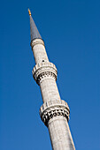 Sultan Ahmet Cami Blaue Moschee Minarett, Istanbul, Türkei