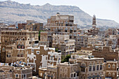 Traditionelle Häuser in der Altstadt von Sana'a, Sana'a, Jemen