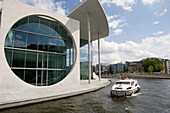 Hausboot, Connoisseur Magnifique, Regierungsviertel, Spree, Berlin, Deutschland