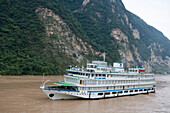 Yangtze River Cruise Ship Long Zhong,Yangtze River, Near Yichang, China