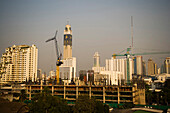 Blick auf Baiyoke Tower II, Ratchathewi, Bangkok, Thailand