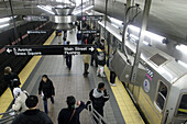 U-Bahn Station 77th Street, 77. Straße, Manhattan, New York City, U.S.A., Vereinigte Staaten von Amerika