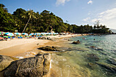 View over Laem Singh Beach, between Hat Surin and Hat Kamala, Phuket, Thailand, after the tsunami